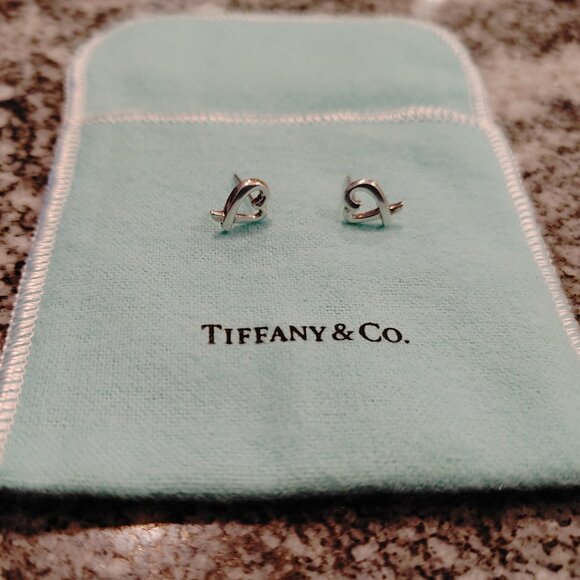 Tiffany & Co. Paloma Picasso Sterling Silver Loving Hearts Earrings - Picture 2 of 14